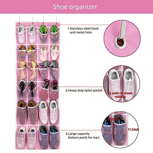 2 Pack Hanging Shoe Organizer (2 Count)