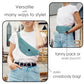 Small Crossbody Bags Sling Fanny Pack for Men with Adjustable Straps