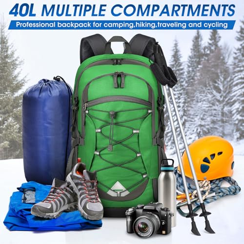 Hiking Backpack 40L Packable Lightweight Camping Daypack Men Women
