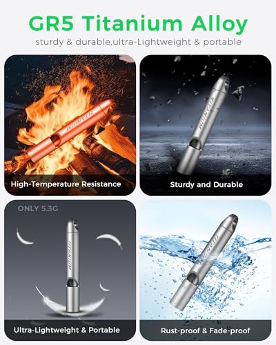 Titanium Survival Emergency Whistle
