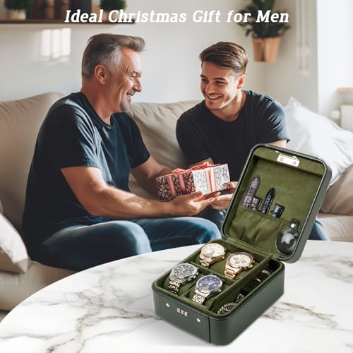 Watch Travel Case with Combination Lock