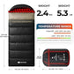 Cotton Flannel XXL Sleeping Bags for Adults Big and Tall