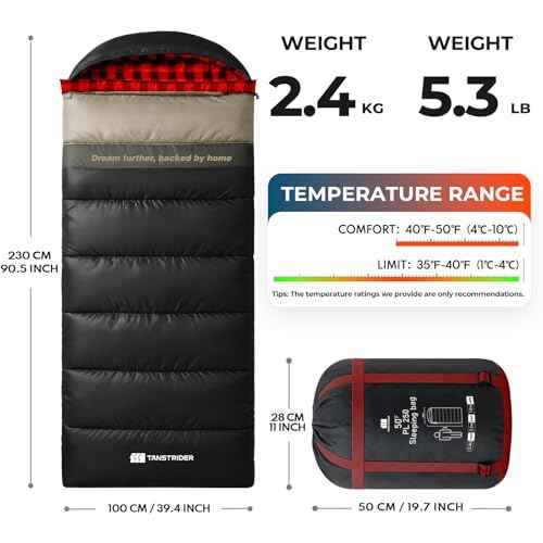 Cotton Flannel XXL Sleeping Bags for Adults Big and Tall