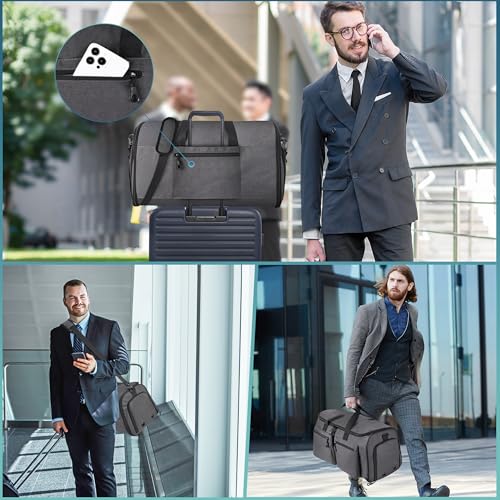2 in 1 Garment Duffle Bags for Travel Mens Carry