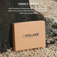 Polare Leather AirTag Passport Holder RFID Blocking Travel Bifold Wallet