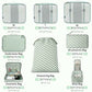 8 Set Packing Cubes Luggage Packing Organizers for Travel Accessories