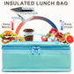 Small Insulated Lunch box Portable Soft Bag Mini Cooler Thermal Meal Tote Kit with Handle for Work & School