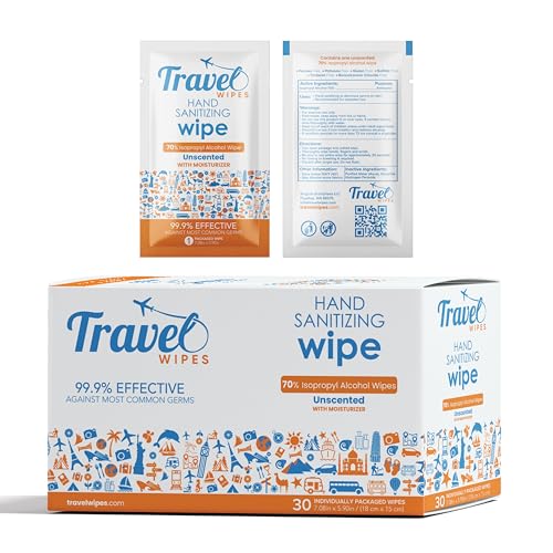 Hand Sanitizing Travel Wipes (30 Count)