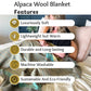 Alpaca Wool Throw Blanket