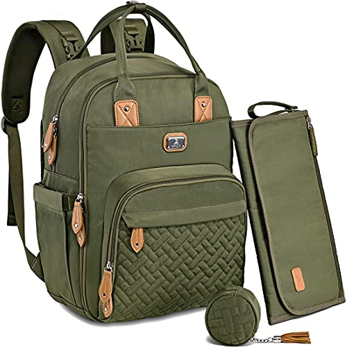 Diaper Bag Backpack with Portable Changing Pad