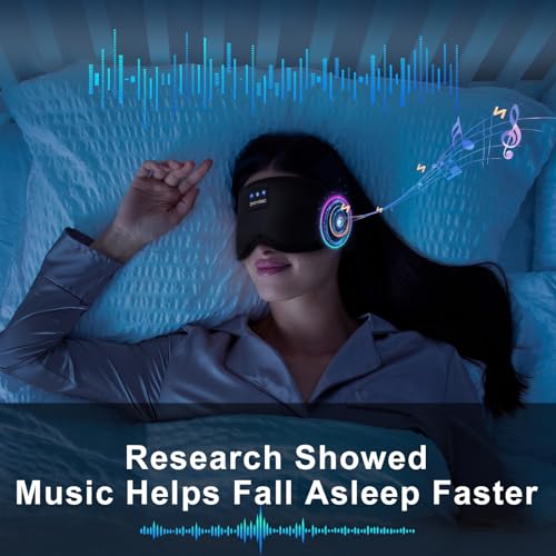 Sleep Mask with Bluetooth 5.4 Headphones