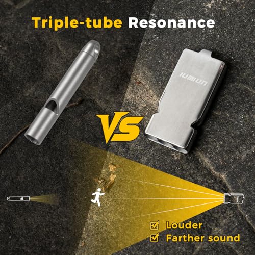 3 Tube Loud Whistle for Emergency Survival