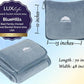 Premium Soft Long Travel Blanket Airplane Throw