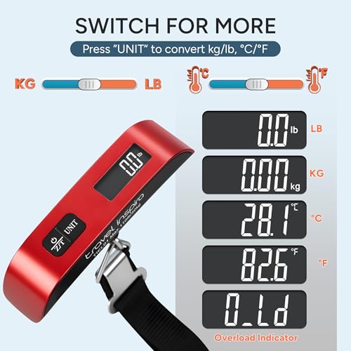 Luggage Scale Digital Suitcase Weight Scale for Travel