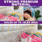 Premium Clear Invisible Acrylic Hangers (60 Count)