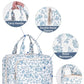 Travel Toiletry Bag for Women Large Hanging Makeup Bag Organizer Toiletries Bag for Full Size Essentials Accessories Cosmetics