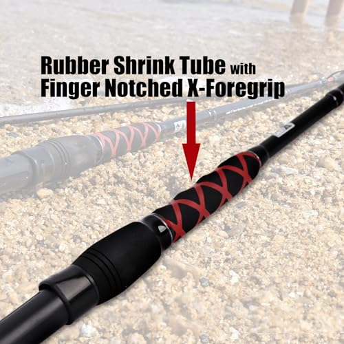 Surf Spinning Fishing Rod Carbon Fiber Travel Fishing Rod (2 Count)