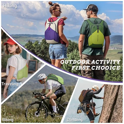 20L Small Hiking Backpack for Men Women Foldable Packable Back Pack Ultralight Hiking Daypack for Travel Camping Outdoor