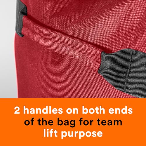 130L 36" Extra Large Heavy Duty Sports Equipment Storage Duffle Bag