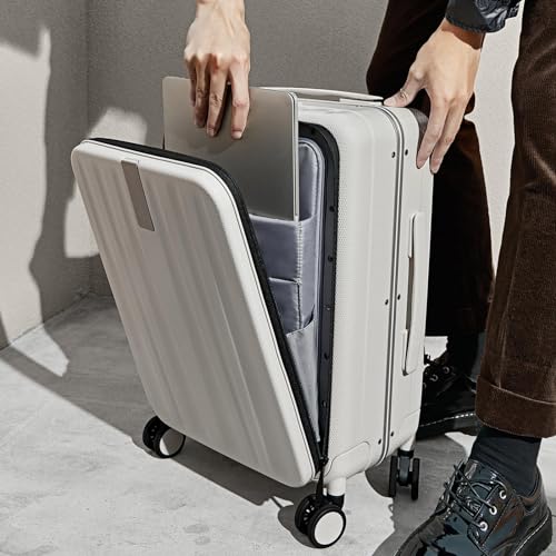 20 Inch Carry On Luggage Hard Shell Suitcases with Wheels Luggage Suitcase Travel Luggage for Women Men Rolling Luggage Bags for Business Trip Weekender