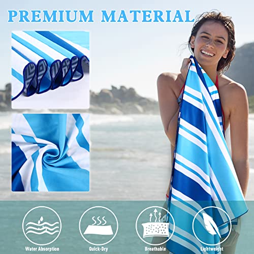 2 Pack Microfiber Beach Towel