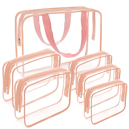 Clear Makeup Bags (6 Count)