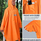 Hooded Rain Poncho for Adult Waterproof Lightweight Raincoat