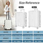 Zipperless Carry On Luggage with Wheels 20 inch Hardshell Suitcase