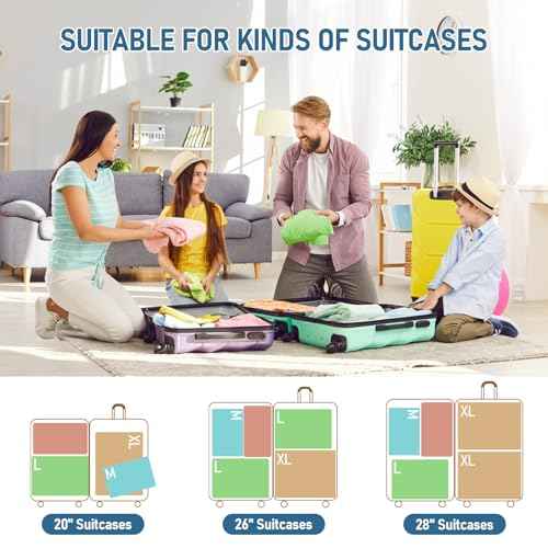 6 Set Compression Packing Cubes