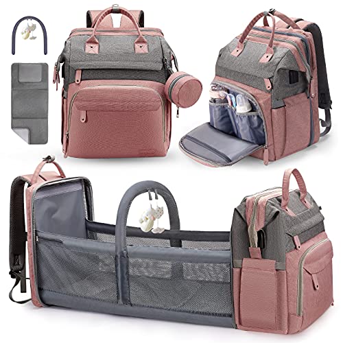 Baby Diaper Bag Backpack with ChangingStation