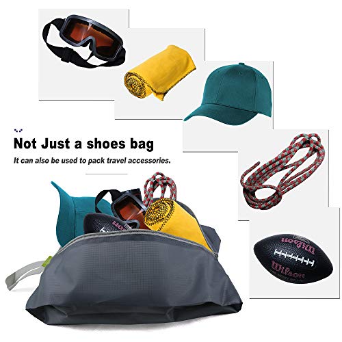 Travel Shoe Organizer with Zipper Closure (6 Count)