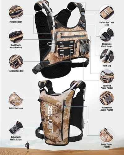 Running Vest with 2L Water Bladder