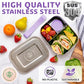 Stainless Steel Bento Box + Condiment Container