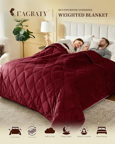 Queen Size Weighted Blanket for Adults 15lbs