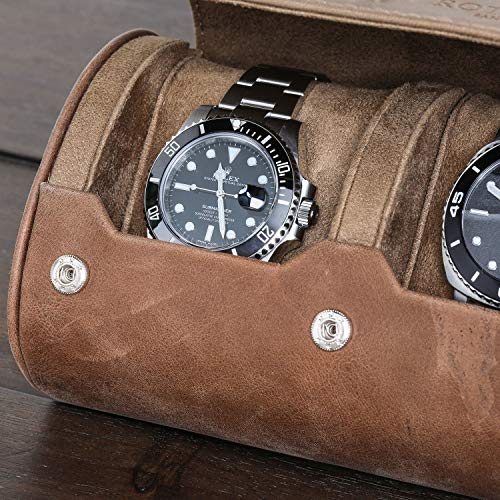Watch Roll Travel Case for 3 Watches
