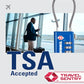 TSA Accepted Indicator Luggage Lock (4 Count)