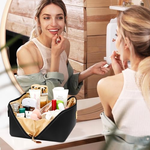 Initial Makeup Bag Personalized Gift for Women Teen Girls