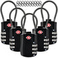 5pcs TSA Approved Luggage Locks with 10pcs Zipper Locks (5 Count)