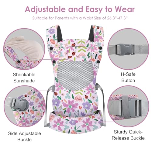 Baby Carrier Breathable Infant Carriers for 7
