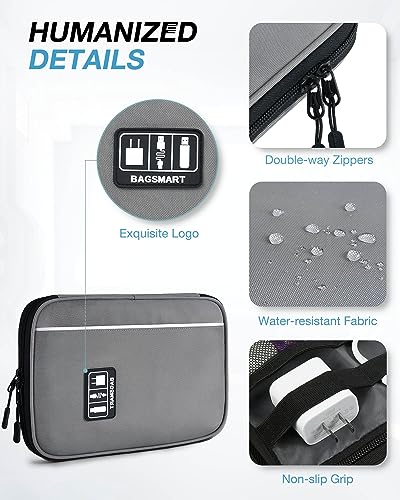 Large Electronics Organizer Travel Case for Tech Accessories