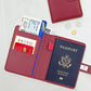 Premium Leather Passport Holder Covers Case