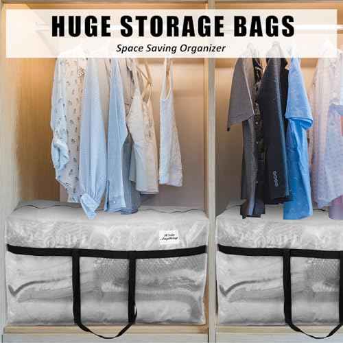 4 Pcs 96 Gallon Extra Large Moving Bags Heavy Duty Storage Bag (4 Count)