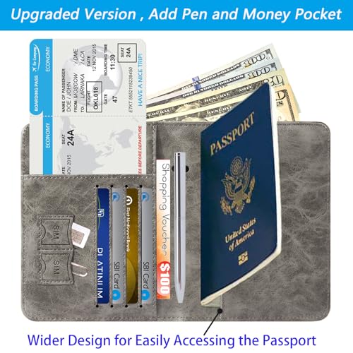 Passport Holder With Luggage Tag (4 Count)
