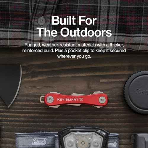 KeySmart Rugged Keychain Multitool Key Holder (2 Count)