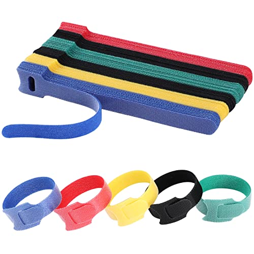120PCS 6 Inch Cable Ties Reusable Multi (120 Count)