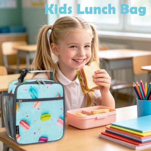 Kids Lunch box Insulated Soft Bag Mini Cooler Back to School Thermal Meal Tote Kit for Girls