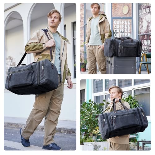 Large Canvas Duffle Bag for Travel