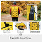 30/40/55L Waterproof Dry Backpack & Phone Case- 2XL Floating Dry Bag for Kayaking, Travel, Hiking, Fishing, Camping, Motorcycles & Beach, Heavy-Duty Roll Top Men/Women (Yellow)