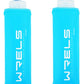 Folding Soft Flask Portable Collapsible Running Lightweight Water Bottle for Outdoor Sports,Travel with Mouthpeice Cover