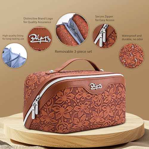 Travel Makeup Bag Cosmetic Bags for Women